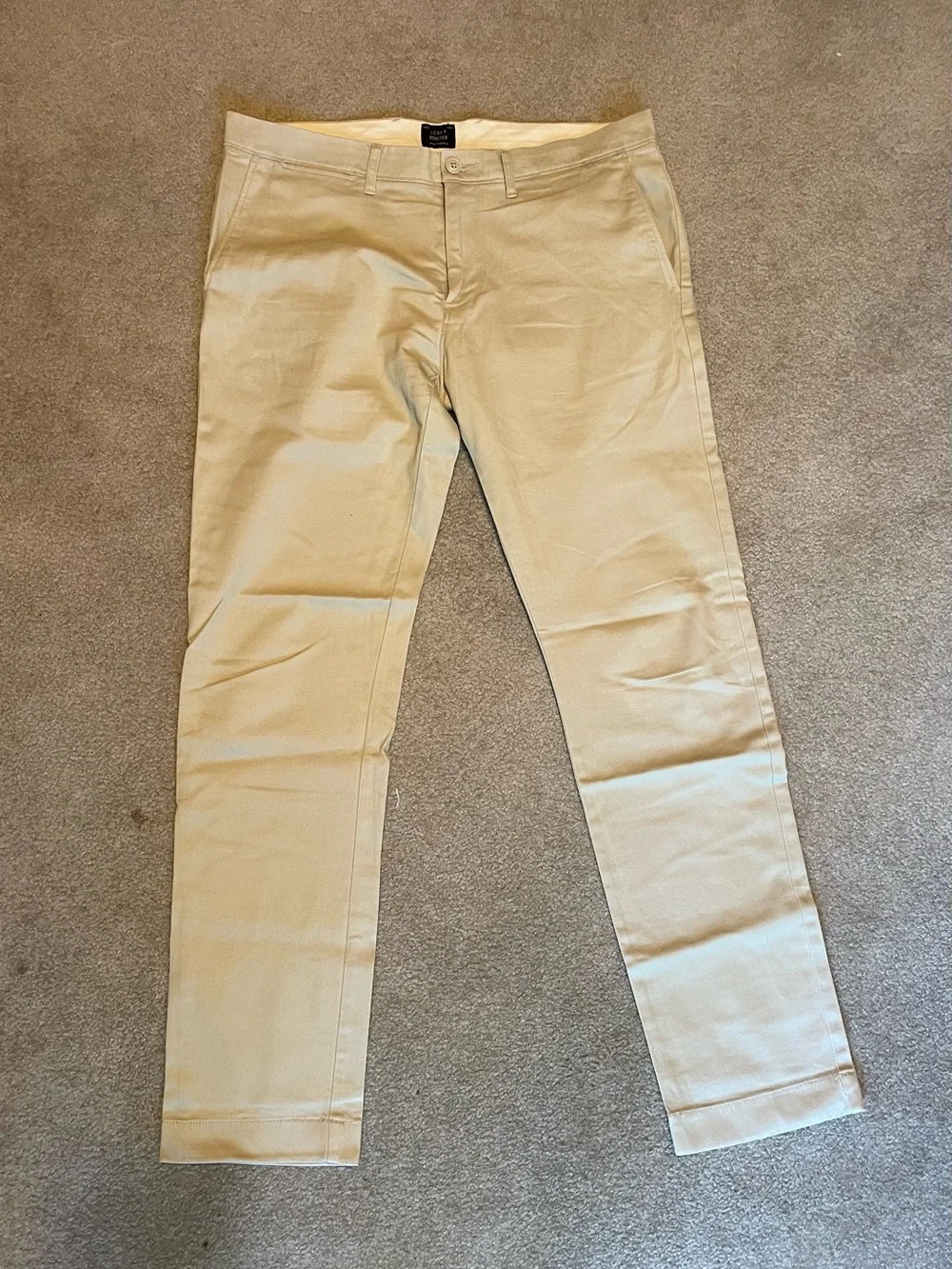J.Crew 484 Slim-Fit Stretch Chino Pants in Khaki 33/32